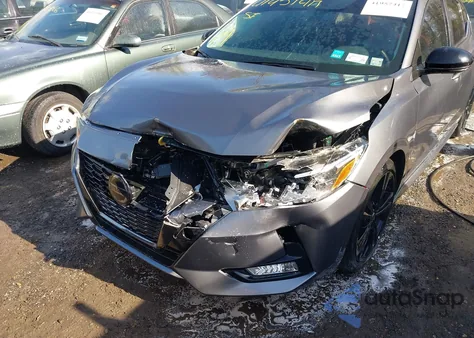 2021 Nissan Sentra Sr Xtronic Cvt z USA, uszkodzony, nr VIN 3N1AB8DV2MY264497